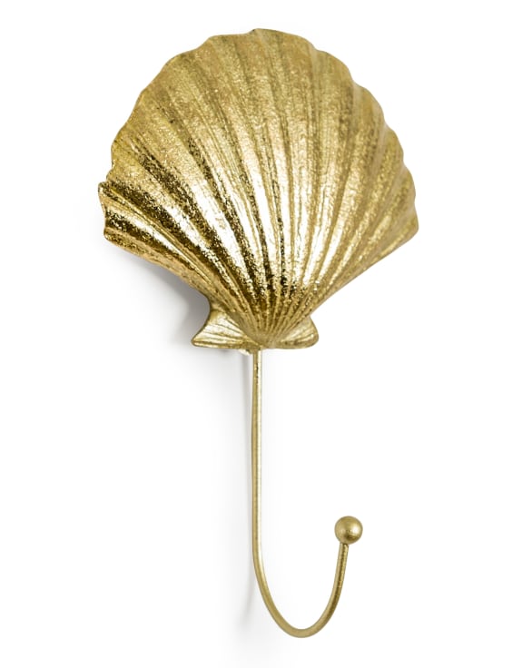 Gold Sea Shell Coat Hook (to be bought in qtys of 8)