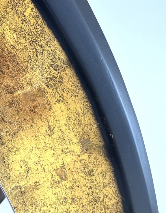 Limehouse Black & Gold Arch Wall Mirror