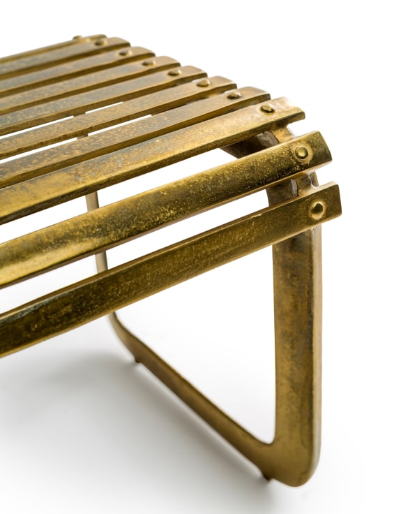 Aluminium Antique Gold Bench