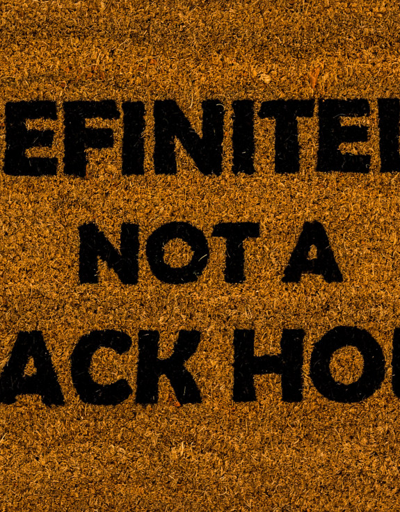 "Definitely Not a Crack House" Doormat