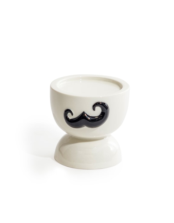 Ceramic Moustache Candle Holder (to be bought in qtys of 4)