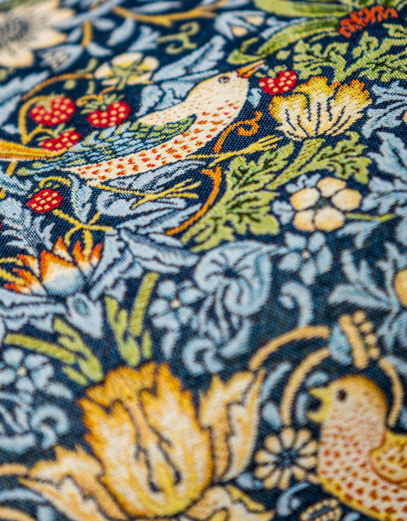 William Morris Strawberry Thief Bench - Hand Made in the UK