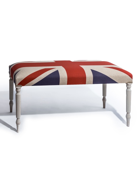 Union Jack Deep Bench - Hand Made in the UK