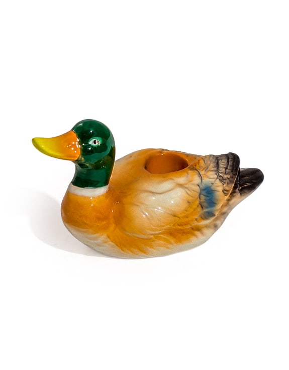 Mallard Duck Ceramic Candle Holder (to be bought in qtys of 2)
