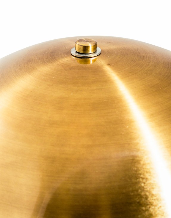 Brushed Brass Mushroom Table Lamp