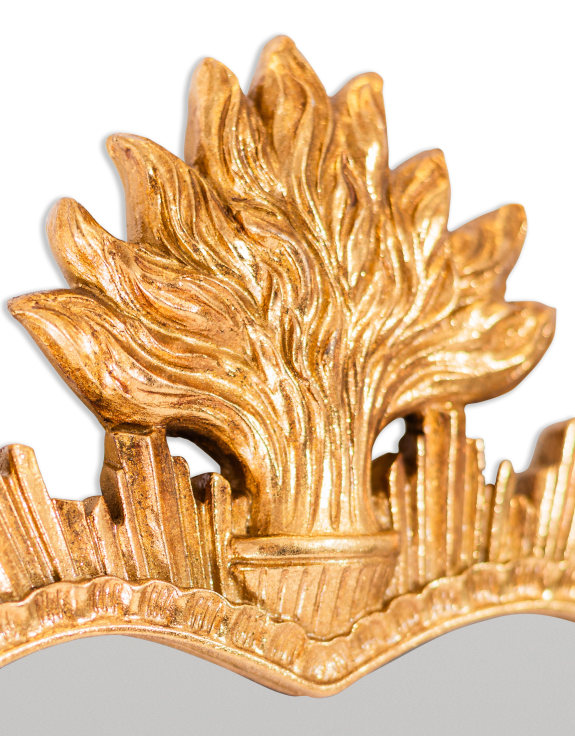 Medium Gold "Sacred Heart" Mirror
