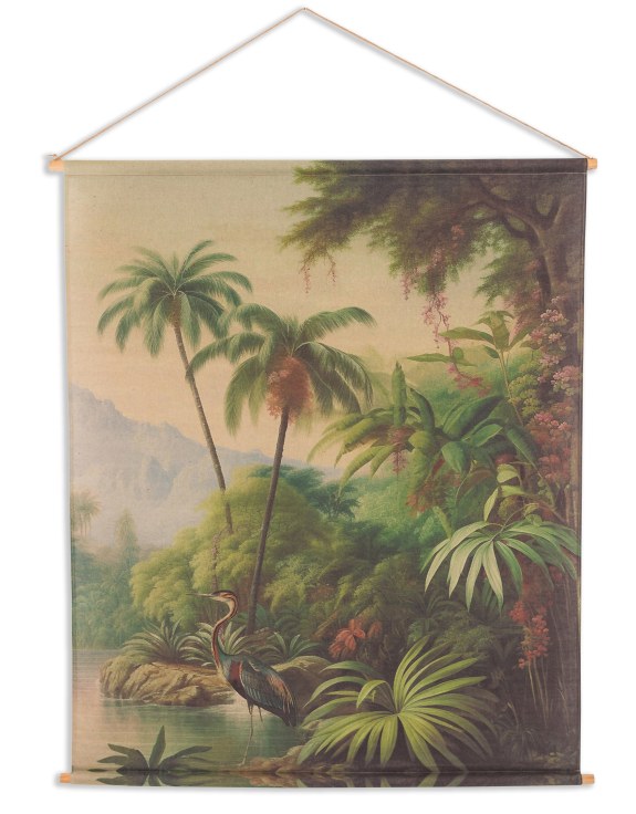 Extra Large Rainforest Landscape Wall Hanging Canvas Print