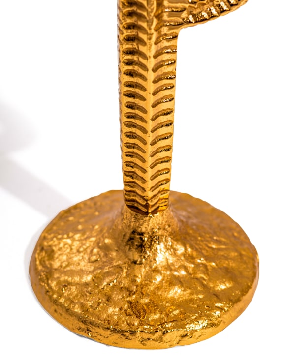 Aluminium Gold Cactus Candelabra