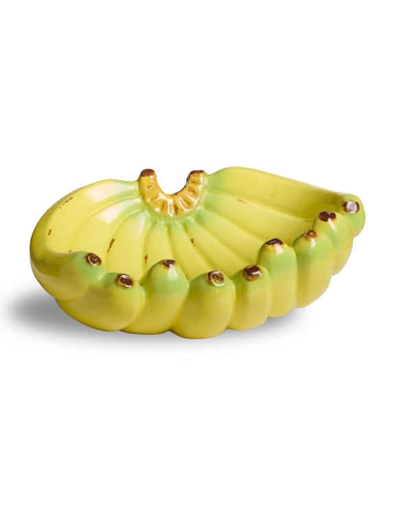 Banana Bunch Ceramic Bowl
