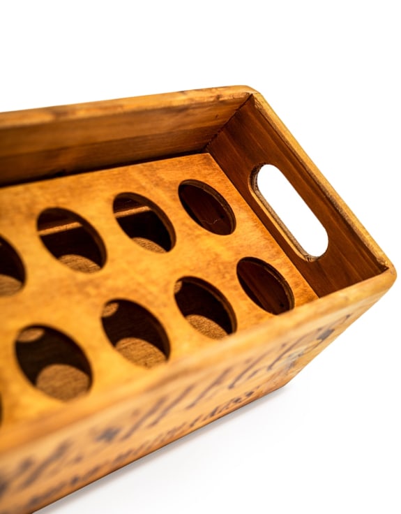 Wooden Egg Storage Box 