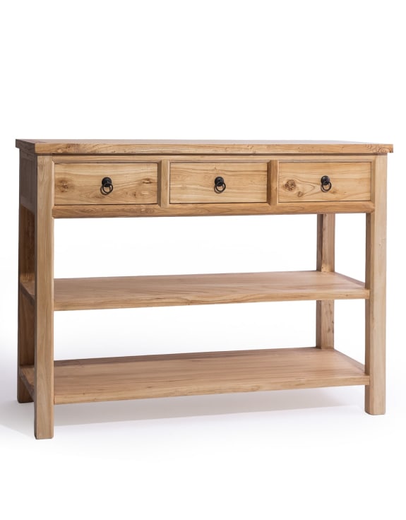 Reclaimed Elm Console / Side Table