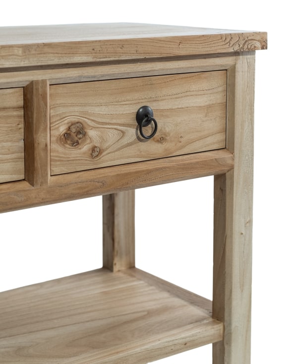 Reclaimed Elm Console / Side Table