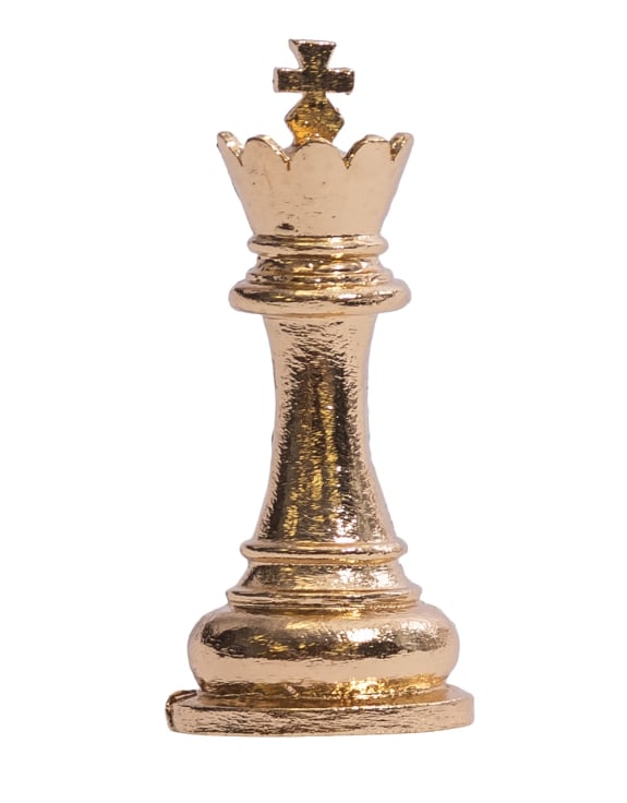 Gold King Chess Piece Drawer Knob (to be bought in qtys of 6)
