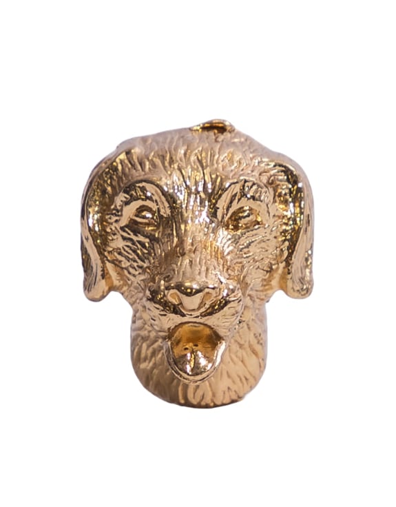 Gold Dog Head Drawer Knob (to be bought in qtys of 6)