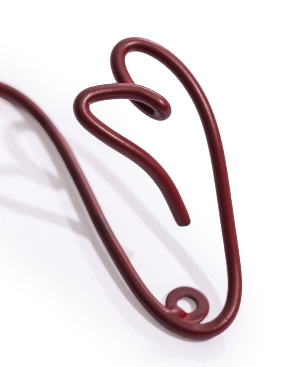 Red Multi Heart Coat Hook (to be bought in qtys of 2)