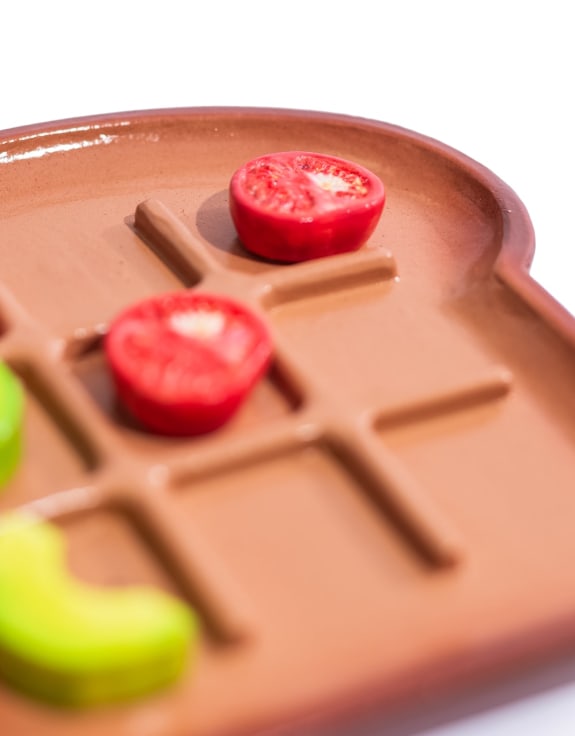 Avocado & Tomato Toast Noughts & Crosses Game