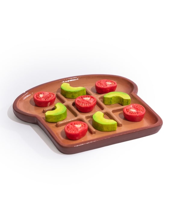 Avocado & Tomato Toast Noughts & Crosses Game