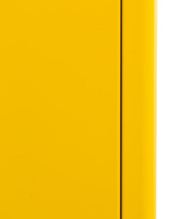 Tall Steel Metal Locker in Mustard Yellow