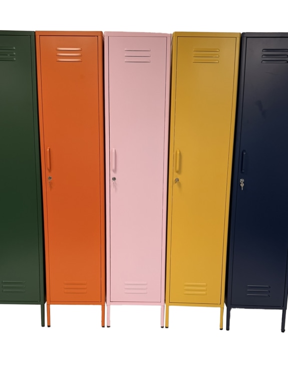 Tall Steel Metal Locker in Olive Green