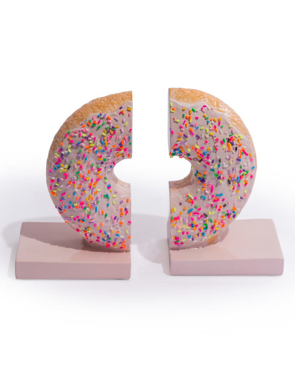 Set of Doughnut Bookends