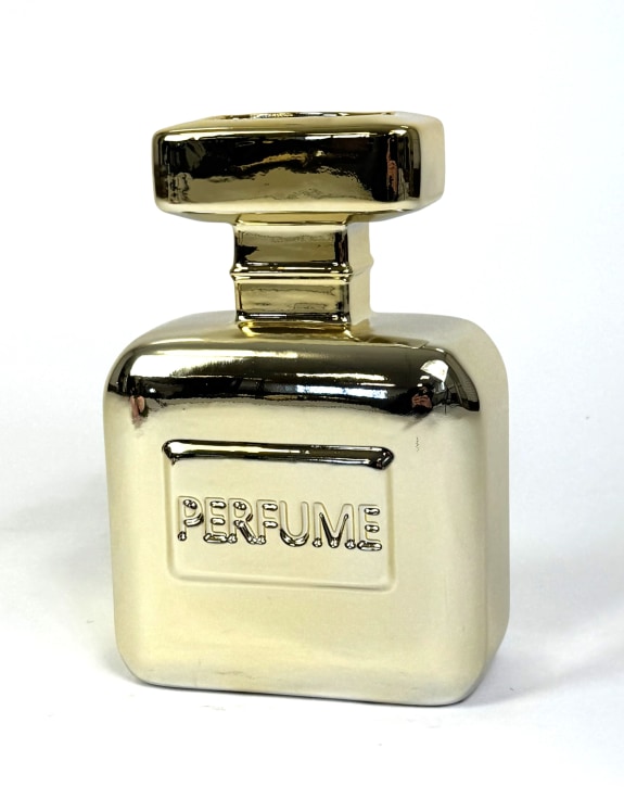 Electro Gold Perfume Bottle Vase