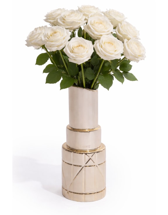 Electro Gold Lipstick Vase