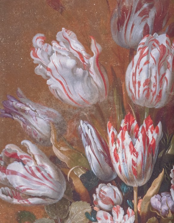 Set of 2 Antiqued Boho Floral Bouquet Wall Prints