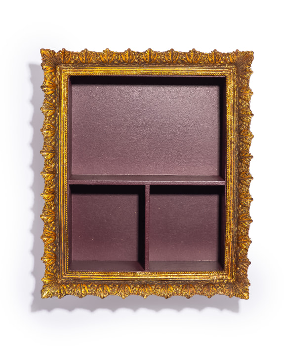 Ornate Framed Wall Shelf