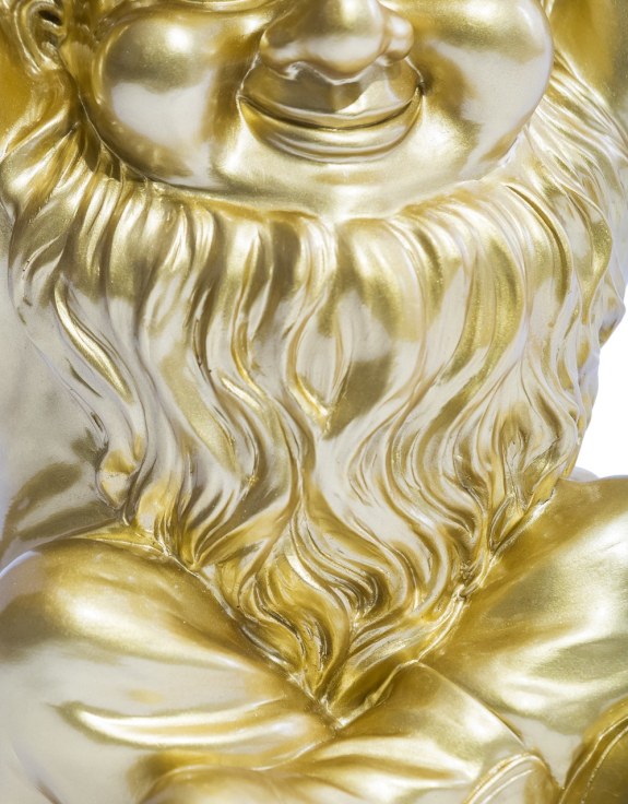 Gold Gnome "Trunk Slice" Side Table