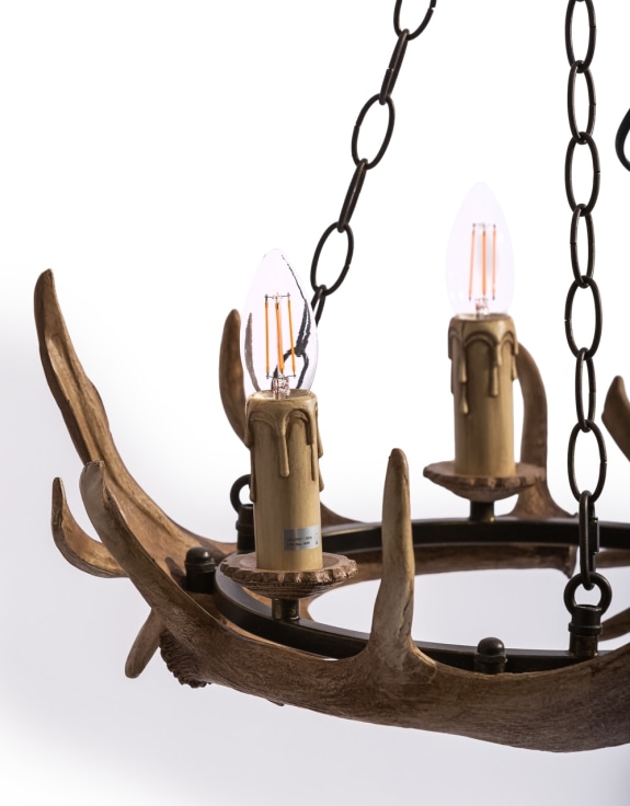 Bavarian Style Antler Chandelier