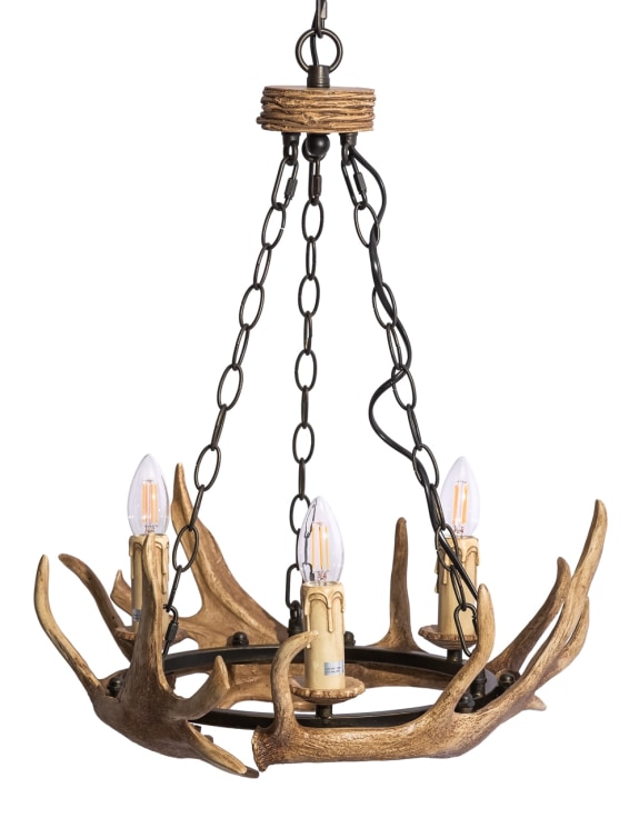 Bavarian Style Antler Chandelier