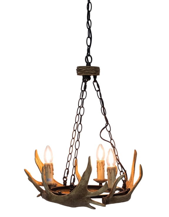 Bavarian Style Antler Chandelier