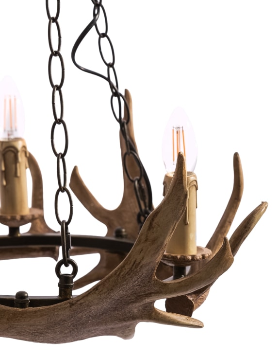 Bavarian Style Antler Chandelier
