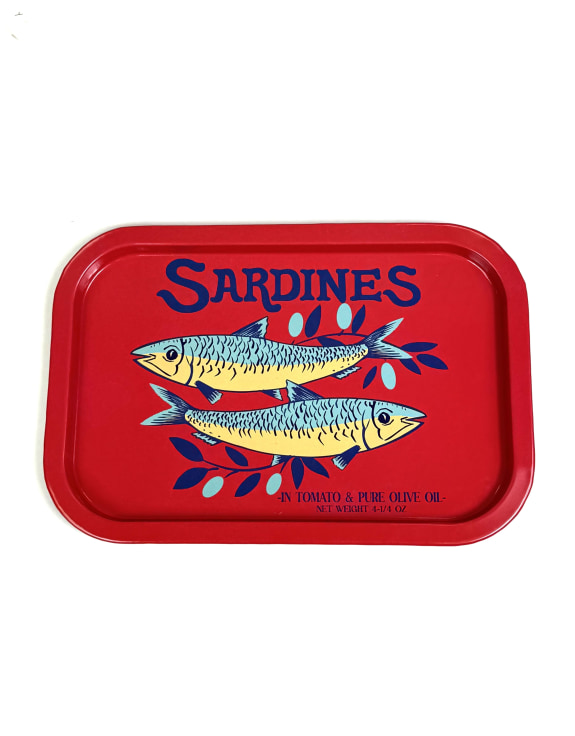 Retro "Sardines Tin" Serving Tray (to be bought in qtys of 2)