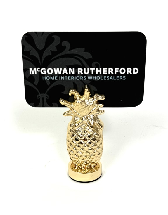 Gold Pineapple Card / Photo Holder (to be bought in qtys of 10)