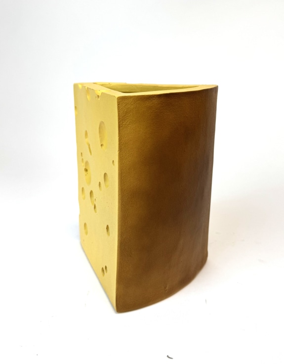 Swiss Cheese Storage Pot / Vase
