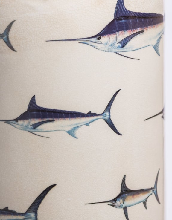 Ceramic Multi Swordfish Umbrella Stand