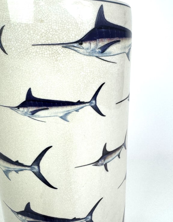 Ceramic Multi Swordfish Umbrella Stand