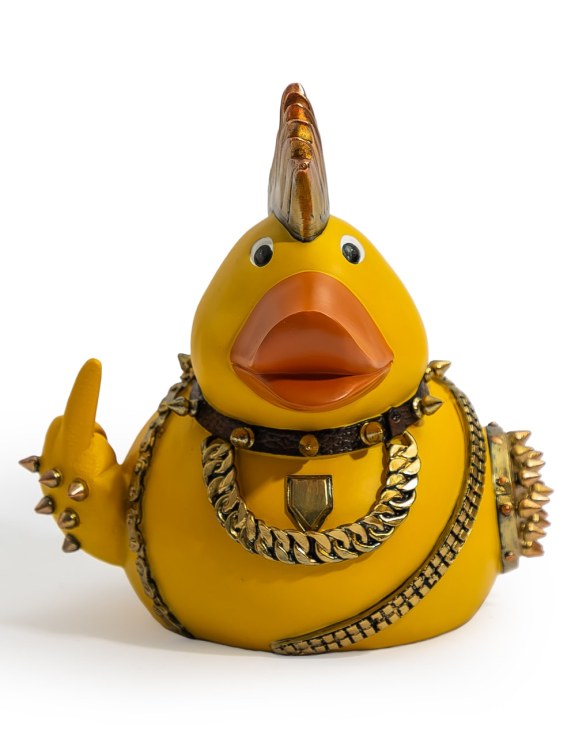 "Punk Rocker" Rubber Duck