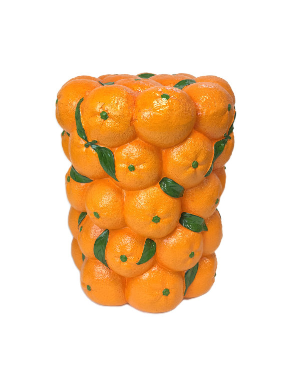 Multi Orange Side Table / Stool