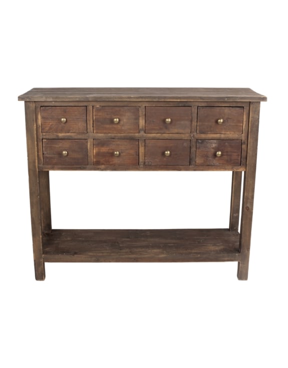Rustic Wooden "Arundel" Multi-Drawer Console Table