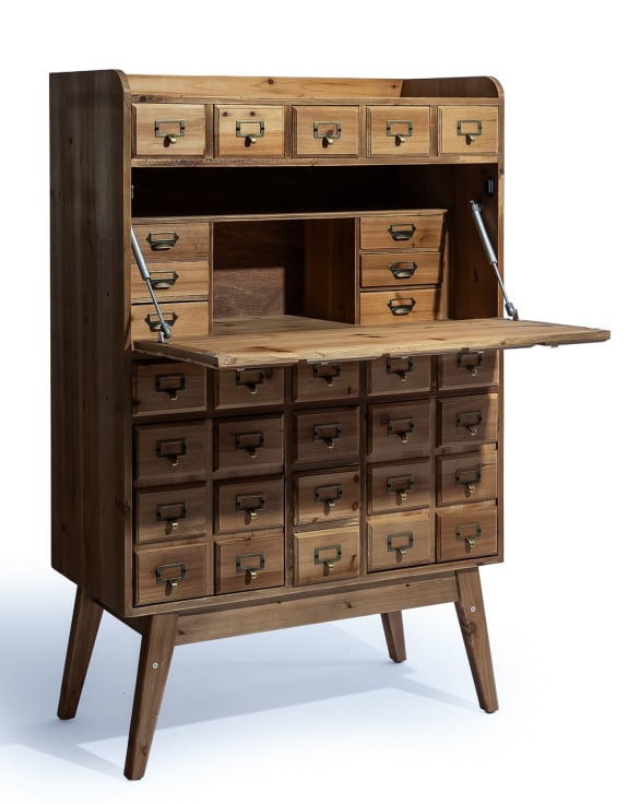 Rustic Multi Drawer 'Hideaway' Vanity Storage Unit