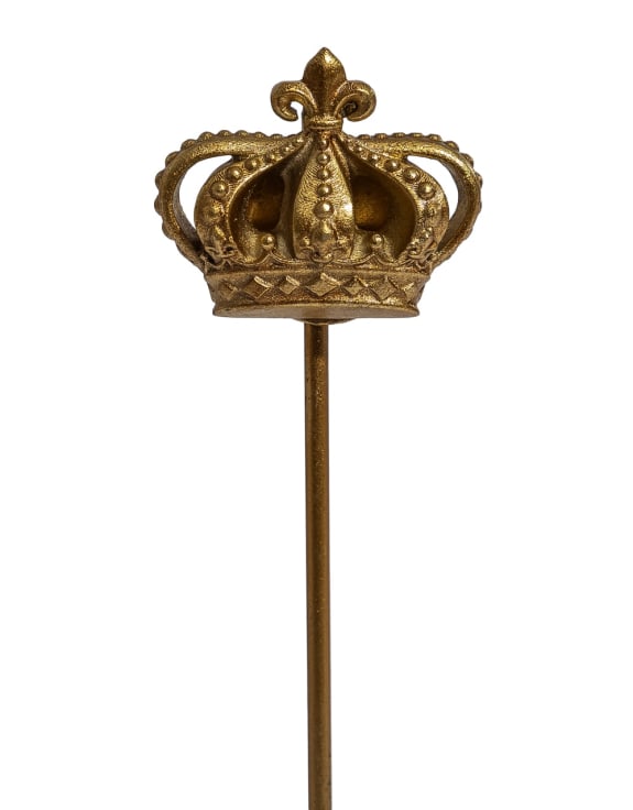 Gold "Crown" Magnetic Card / Photo Holder on Stand
