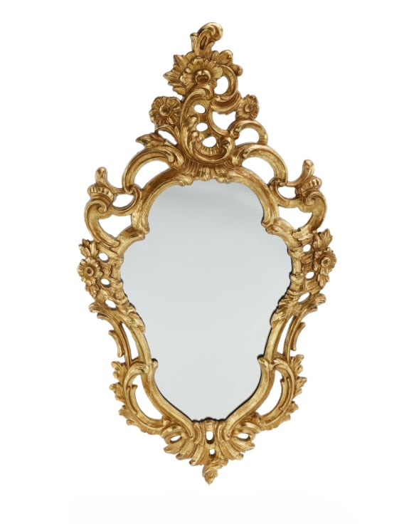 Antique Gold Ornate French Wall Mirror