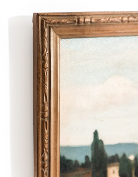 Wood Framed "European Vista" Art Print