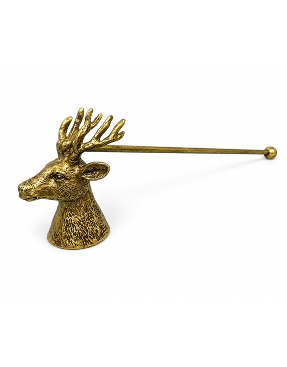 Antique Gold Stag Candle Snuffer (to be bought in qtys of 2)