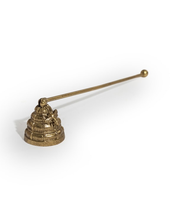 Antique Gold Beehive Candle Snuffer (to be bought in qtys of 2)