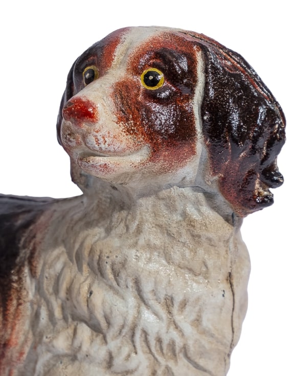 Cast Iron Spaniel Dog Door Stop