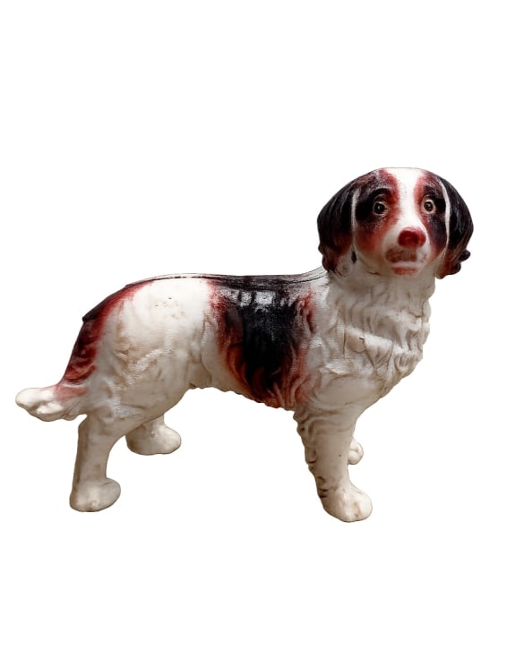 Cast Iron Spaniel Dog Door Stop