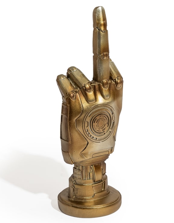 "Robot Hate" Middle Finger Ornament